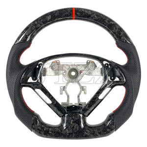 Mise à niveau du <span class=keywords><strong>volant</strong></span> en fibre de carbone forgé pour les voitures Infiniti G20 <span class=keywords><strong>G25</strong></span> G35 G37 Q60 - Product Image 1