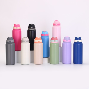 Xingyun Stainless Steel Tumbler 304 Vacuum Insulated Large Capacity Water <b>Bottle</b> For Outdoor Back To School Use - Product Image 1