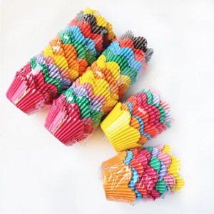 กระดาษรองคัพ<span class=keywords><strong>เค้ก</strong></span>สีรุ้ง, กระดาษรองแพน<span class=keywords><strong>เค้ก</strong></span>แบบกลีบดอกไม้กันน้ำมัน, ถ้วยกระดาษสำหรับบรรจุภัณฑ์<span class=keywords><strong>แพน</strong></span><span class=keywords><strong>เค้ก</strong></span>, พิมพ์เค้กแบบใช้ครั้งเดียวสำหรับการอบ, ขายส่ง - Product Image 5