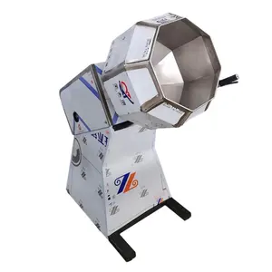 Small Snack Powder Spray Coating Flavour Drum Potato Chip Seasoning Mix Machine and Mixer for Potato