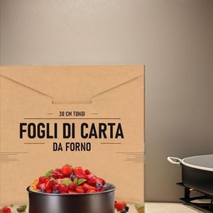 Cercles en papier antiadhésif de 12 pouces, doublures de moule à gâteau prédécoupées résistantes à la graisse, papier sulfurisé rond non blanchi pour pizza et pâtisserie - Product Image 2