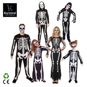 Disfraces de Terror al por Mayor ODM para Cosplay de TV y Cine, Disfraz de Esqueleto Fantasma para Niños, Kit de Disfraces Familiares Unisex para Halloween - Product Image 1