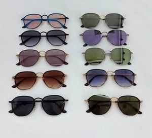 Gafas de Sol de Diseño Italiano, de Lujo, Alta Calidad, Metálicas, Ovaladas, de Moda, con Lentes Azules, para Hombre - Product Image 4