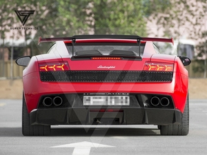 Diffuseur arrière en fibre de carbone de style Superleggera pour Lambo <span class=keywords><strong>Gallardo</strong></span> LP550 LP560 LP570 2008-2014 - Product Image 2