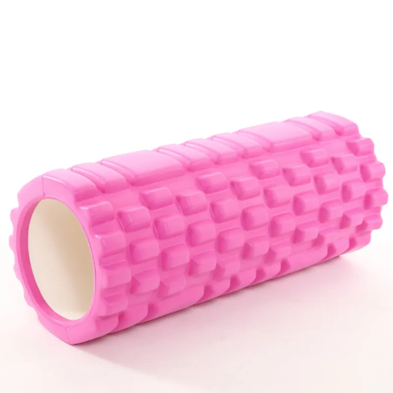 2024 hot sale custom wholesale grid fitness roller massage eva back roller yoga column yoga foam roller for exercise