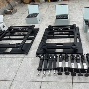Nhiệm vụ nặng nề 6doof đua mô phỏng buồng lái Nhôm chuyển động Sim giàn khoan với Moza đua bánh xe mô phỏng chuyến bay 6 trục nền tảng Shaker - Product Image 4