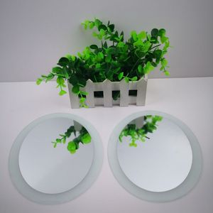 8-Inch Modern Design Circle Plate Trays Frameless 2mm Magnifier <strong>Glass</strong> <strong>Mirror</strong> for Home Bathroom Living Room - Product Image 6