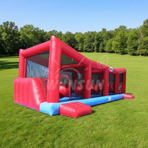 WINSUN Jeu gonflable d'événement Wipe Out Big Red Ball Challenge, avec balles gonflables pour saut - Product Image 1