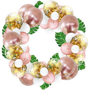 63Pcs <span class=keywords><strong>Rose</strong></span> Or Ballon 12 Pouces Latex Métal Ballon Saint Valentin <span class=keywords><strong>Anniversaire</strong></span> Ouverture <span class=keywords><strong>Guirlande</strong></span> Ballon Romantique Salle De Mariage Disposition - Product Image 5