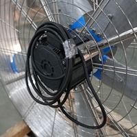 Ventilateur d'élevage en alliage d'aluminium avec protection IP55 et débit d'air de 55 000 m³/h pour les étables à vaches et les écuries de chevaux