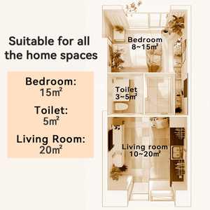 Máy hút ẩm MINI cho nhà máy gia đình 1600 ML Máy hút ẩm nhỏ có tay cầm Máy hút ẩm mini di động gia dụng - Product Image 6