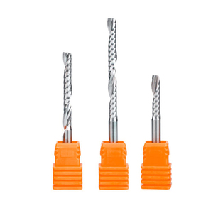 Custom 1.0-20mm Carbide <strong>End</strong> <strong>Mill</strong> Milling Cutter with Single Flute Router Bits for PVC Acrylic Aluminum CNC Tools - Product Image 2