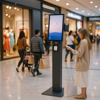 Kiosque libre-service autoportant robuste LIVERDOL Smart Flow avec écran tactile capacitif 21,5''/24''/32'' et SDK pour hôpitaux