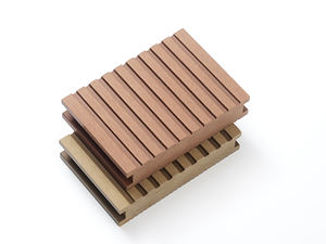 Tuiles <span class=keywords><strong>de</strong></span> terrasse rainurées en bois composite WPC, <span class=keywords><strong>grain</strong></span> <span class=keywords><strong>de</strong></span> bois, solides, <span class=keywords><strong>de</strong></span> qualité supérieure, <span class=keywords><strong>bon</strong></span> prix - Product Image 2