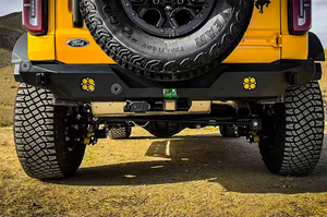 Parachoques Trasero Modificado para Ford <span class=keywords><strong>Bronco</strong></span>, Barra de Protección Trasera, Parachoques Trasero Todoterreno con Soportes para Luces, Barra Anticollisión - Product Image 5