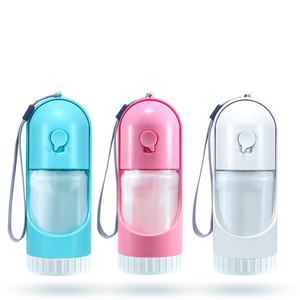 Bán Buôn Ngoài Trời Rò Rỉ Bằng Chứng Brandable Đa Chức Năng Xách Tay Du Lịch Pet Uống Nước Chó Và Thực Phẩm Chai Xách Tay