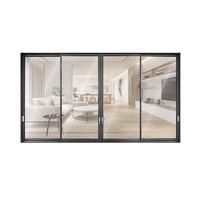 Moderne Arctique En Aluminium Coulissant Anti-Gel Thermique Coupe-Vent Jardin Villas Centres Commerciaux Écoles Salle À Manger Verre Chinois En Alliage D'aluminium