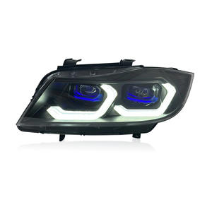 Per BMW Serie 3 E90 2005-2012 Gruppo Fari Modificato con Lente LED, Luci Diurne e Indicatori <span class=keywords><strong>di</strong></span> Direzione Dinamici 12V - Product Image 5