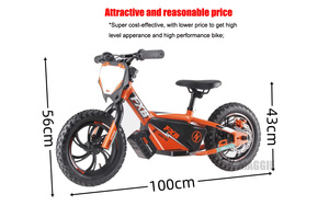 2024 Neues 250W 36V 5,0AH 12\" 16\" oder 20\" FXB-Stil Mini Kinder Cross Elektro-Balance-Bike - Product Image 2
