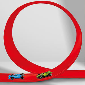 AJB Multijoueur Racing Interaction Double-piste Soft orbit Versatile Glide Rail Car Competition Toys for Kids - Product Image 2