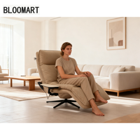 Salon Massage Relax Chaise Longue Ergonomique Rembourré Imitation Tissu Canapé Siège Confortable