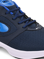Chaussures de sport en dentelle bleu-noir légères, respirantes, antidérapantes et confortables pour le cricket et la course à pied, toutes saisons