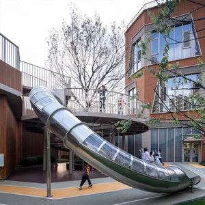 Tobogán de Tubo Personalizado Moetry, Tobogán de Túnel de Acero Inoxidable de Alta Calidad para Parques de Diversiones, Juegos Infantiles al Aire Libre y Uso Comercial - Product Image 5