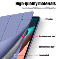 2021 yeni darbeye dayanıklı Xiaomi Pad 5 / 5pro 11 inç klasik katlanır Stand tam kapak Tablet Trifold yumuşak kılıf xiaomi Pad 5