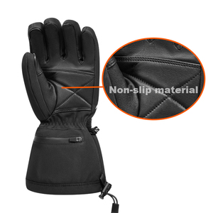 Gants <span class=keywords><strong>De</strong></span> <span class=keywords><strong>Ski</strong></span> Professionnels Noirs Antidérapants avec Batterie Chauffante Doigt Chaleur Vente En Gros Gants <span class=keywords><strong>De</strong></span> <span class=keywords><strong>Ski</strong></span> Hiver En Polyester - Product Image 6