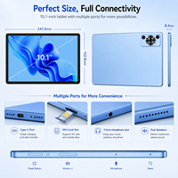 Tablet Empresarial Portátil de 10 Pulgadas, Octa Core, 512 GB de Almacenamiento, Doble SIM, 4G LTE, para Viajes, Oficina Móvil, Equipo de Ventas al Aire Libre
