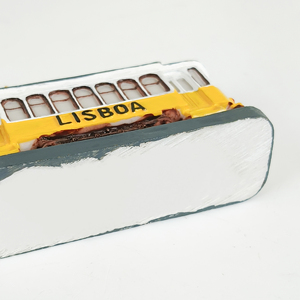 Figura de Resina 3D de Tranvía de Lisboa, Recuerdo Vintage de Porto, Coche de Transporte de Portugal, Coleccionable, Autobús de Lee-on-the-Solent, Reino Unido, Regalo de Viaje, MOQ Bajo - Product Image 3
