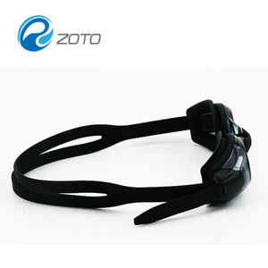 Lunettes de natation pour adultes, lentille noire en PC, silicone, étanche, anti-buée, unisexe, pour la natation et les sports nautiques - Product Image 4
