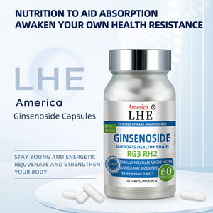 Complément d'extrait de ginsénosides Rg3Rh2 pour le Qi et le sang, améliore l'énergie immunitaire pour la santé des adultes, capsules de ginsénosides Rg3Rh2 - Product Image 3