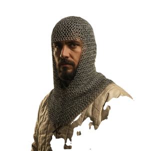 Meilleure qualité, collection de anneaux de cagoule en mailles de chaîne antique, taille 10 mm, calibre 16, acier doux, disponible en plusieurs finitions, au meilleur prix - Product Image 1