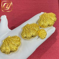 Bijoux en or véritable 24 carats en forme de coquille de palourde, choix de tailles différentes, coquille ouvrable avec perle, bijoux fantaisie, cadeau mémorable