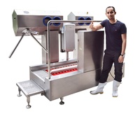 Machine de lavage automatique de bottes / Machine de nettoyage automatique des semelles de bottes / Laveuse automatique de bottes pour salle blanche