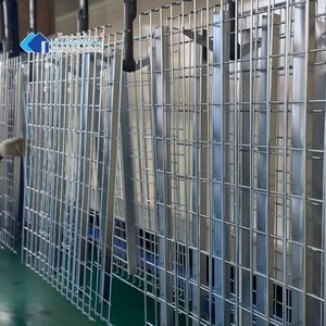 Venta al por mayor cubierta de malla de seguridad de acero para estante de palé selectivo Durable <span class=keywords><strong>42</strong></span> "X 46" cubierta de metal galvanizado para estante de palé Jracking - Product Image 5