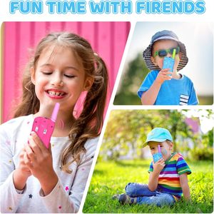 Çocuklar için Walkie <span class=keywords><strong>Toys</strong></span> oyuncaklar için <span class=keywords><strong>3</strong></span>-12 yaşındaki erkek veya kız, <span class=keywords><strong>3</strong></span> KM aralığı kapalı açık aktivite kök oyuncaklar, hediyeler - Product Image 2