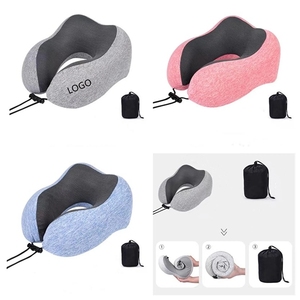 Coussin de voyage ergonomique en mousse à mémoire de forme en U, idéal pour les cadeaux promotionnels d'entreprise – Meilleure vente - Product Image 2