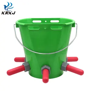 KD960 Livestock farm durable thicken plastic cattle feed water troughs goat sheep milk feeding trough