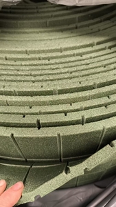 Couche de coussin en <span class=keywords><strong>gazon</strong></span> artificiel AX70, <span class=keywords><strong>mousse</strong></span> de polyéthylène écologique et durable, tapis d'absorption des chocs pour terrains de sport intérieurs - Product Image 6