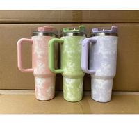 Gobelet isotherme à double paroi de 40 oz, verres à boire, tasses à café pour latte, cappuccino, espresso, tasses à thé en verre avec poignée