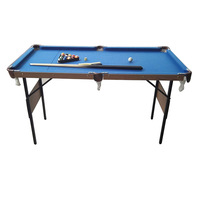 Table de billard pliable compacte G S GS-BT-2237 pour l'intérieur, snooker et billard, en MDF, 17 kg, personnalisable pour les jeux