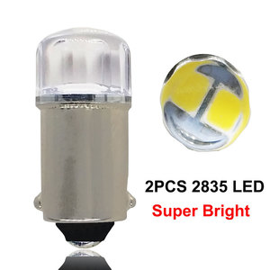 Feu de position LED pour moto BA9S 2835 2SMD 2W, éclairage de <span class=keywords><strong>plaque</strong></span> d'<span class=keywords><strong>immatriculation</strong></span> de voiture, éclairage de lecture, éclairage de porte, éclairage de coffre - Product Image 3