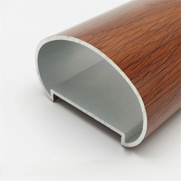 Profil Pagar Aluminium Seri 6000 Alloy 6063-T5 dengan Lapisan Bubuk, Layanan Pembengkokan, Pemotongan & Pengelasan untuk Pagar DIY