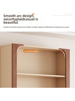 Meuble de présentation moderne en bois pour cosmétiques, étagères de rangement multi-niveaux pour salons de beauté, barbiers et accessoires de nail art