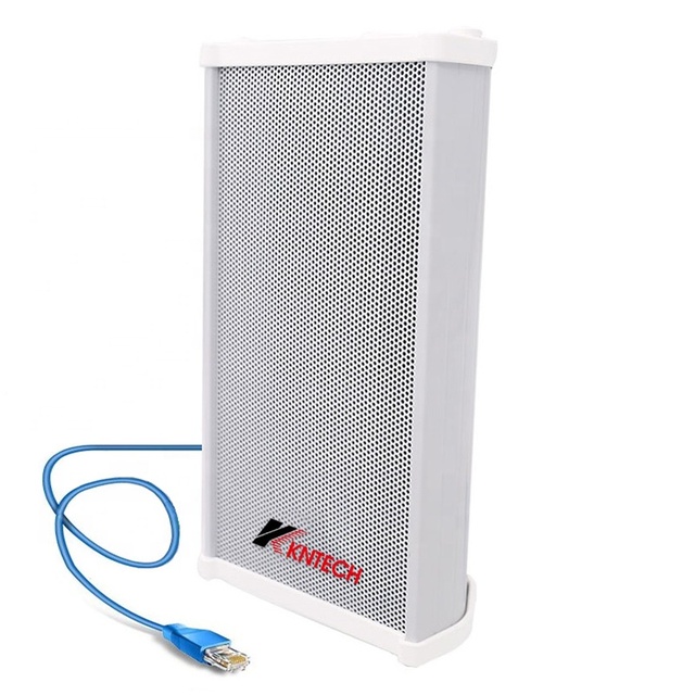 Outdoor Network SIP Speaker Indoor Sound Column PA Central System Plastic Material KNSIPSP L8 30W
