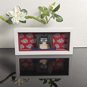 Veilleuse LED 3D Anime, Boîte à Ombre, Nuage Cramoisi Néon, Décoration Murale Superposée 3D, Expédition aujourd'hui depuis l'entrepôt américain, En stock aux États-Unis - Product Image 3