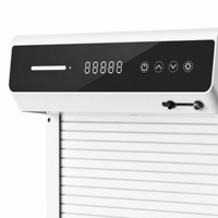 Porte automatique pour poulailler à énergie solaire 48V avec batterie sodium-ion, minuterie LCD, cadre en alliage d'aluminium, étanche