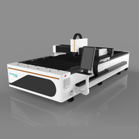 Máquina de Corte Láser de Fibra Industrial SuDiao 3015 para Láminas/Placas y Tubos Metálicos de 0-30 mm de Espesor, CNC de 3 Ejes, Alta Productividad